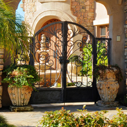 Wrought Iron Courtyard Gates Escondido, CA